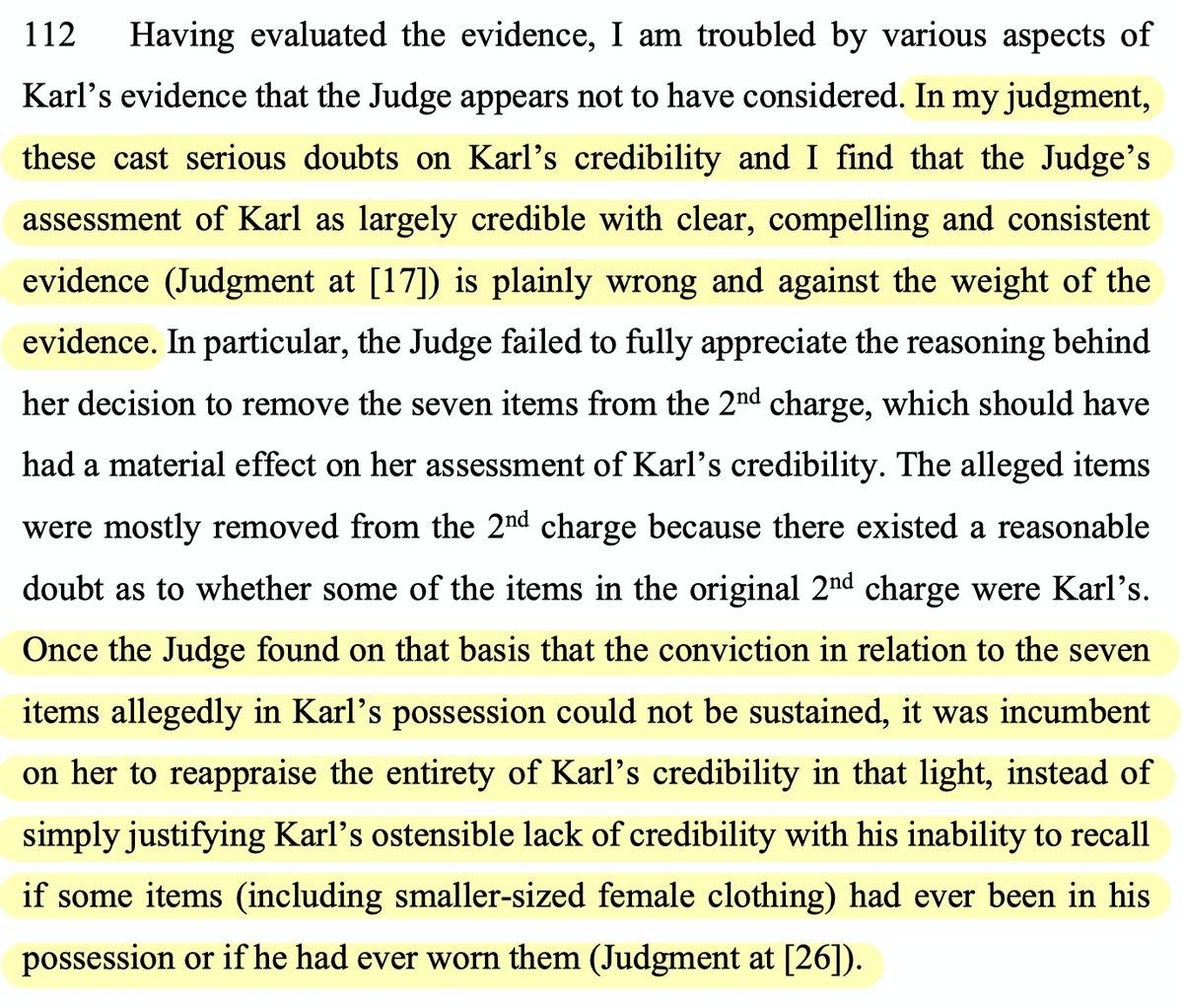 The High Court judge also found that Karl Liew had been dishonest on the stand, and expressed concern over the district judge's assessment of him as "largely credible".