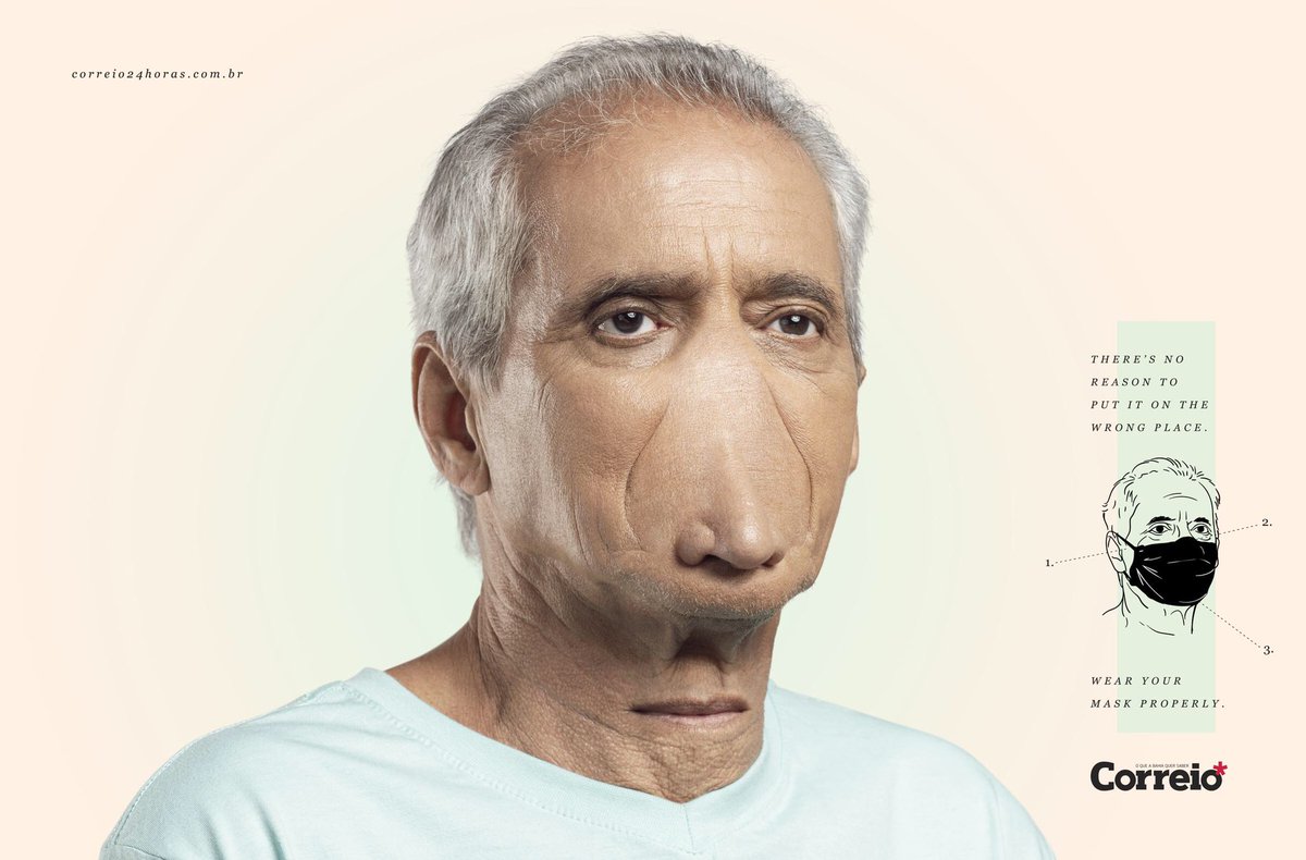 unpotedanslacom's tweet image. « Mettez votre masque correctement ! »

Agence : @Propegbr