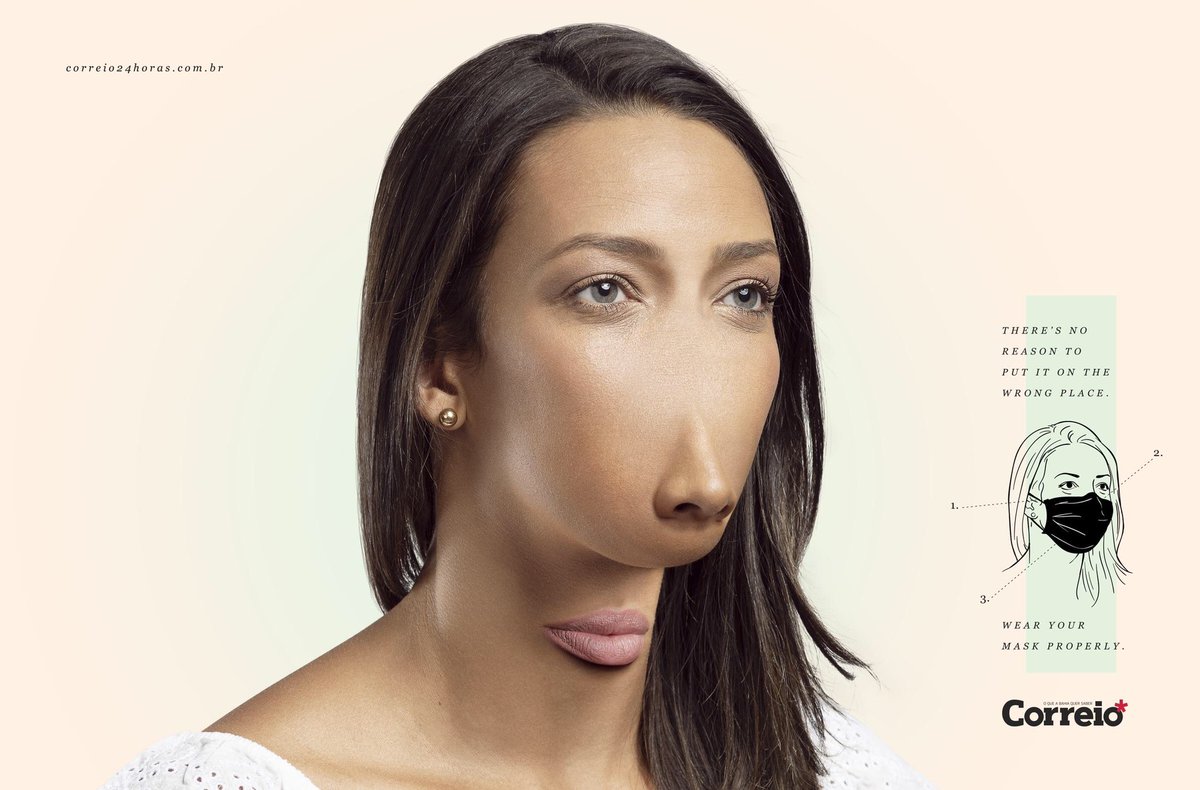 unpotedanslacom's tweet image. « Mettez votre masque correctement ! »

Agence : @Propegbr