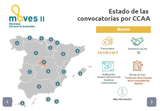j_groizard's tweet photo. 🔌🚗🚲Plan #MOVES: desde el viernes se suma @GobAragon a @ComunidadMadrid y @generalitat Valenciana como administraciones autonómicas que han activado las convocatorias en sus territorios.

Enlaces e información consolidada en la web de  @IDAEenergia 👇

https://t.co/COEhYtcgB7 https://t.co/GfWUnrLhpx