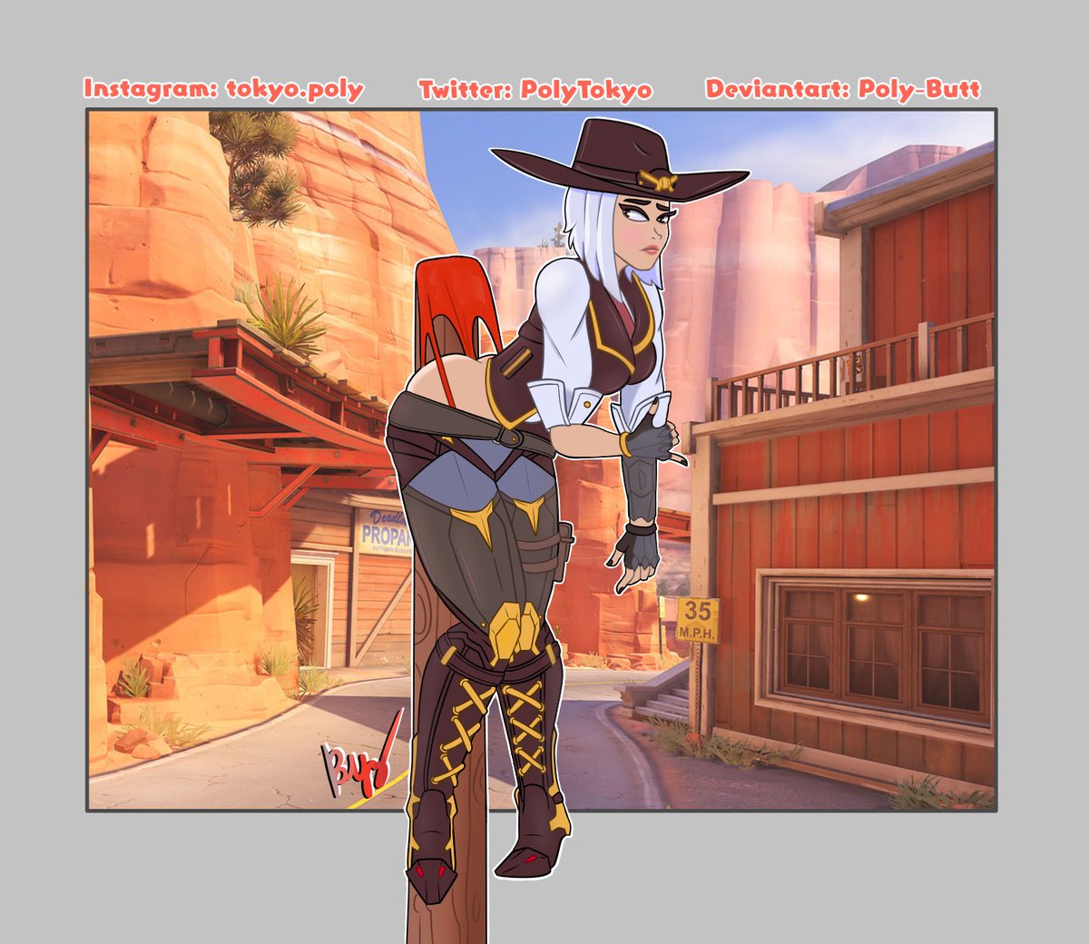 Let's just say Mccree punished Ashe and leave it at that, shall we?#Ov...