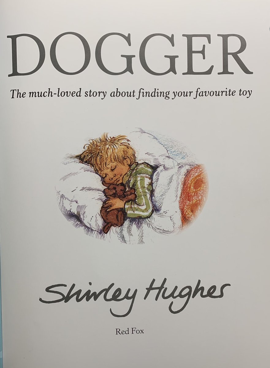 ShirleyHughes_'s tweet photo. This week we will be looking through the pages of Dogger, which was first published in 1977. 

Once there was a soft brown toy called Dogger. One of his ears pointed upwards and the other flopped over. His fur was worn in places because he was quite old. He belonged to Dave. https://t.co/OHCVYlFyJh