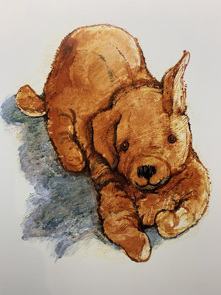 ShirleyHughes_'s tweet photo. This week we will be looking through the pages of Dogger, which was first published in 1977. 

Once there was a soft brown toy called Dogger. One of his ears pointed upwards and the other flopped over. His fur was worn in places because he was quite old. He belonged to Dave. https://t.co/OHCVYlFyJh