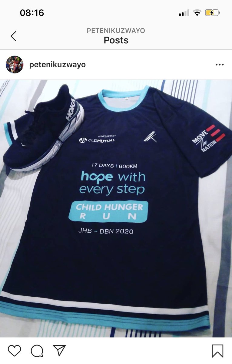 PeleMkhari's tweet photo. So proud of you @PeteniKuzwayo and @KabeloMabalane you’re truly moving the nation ! Best wishes on your start today. Let’s get behind these two runners and support their purpose to feed hungry children.
#MoveTheNation
#FightChildHunger
#Jhb2Dbn
#HopeWithEveryStep
👏🏾👏🏾🏃🏾‍♂️🏃🏾‍♂️🙏🏾🙏🏾 https://t.co/V6WH3JZNyx