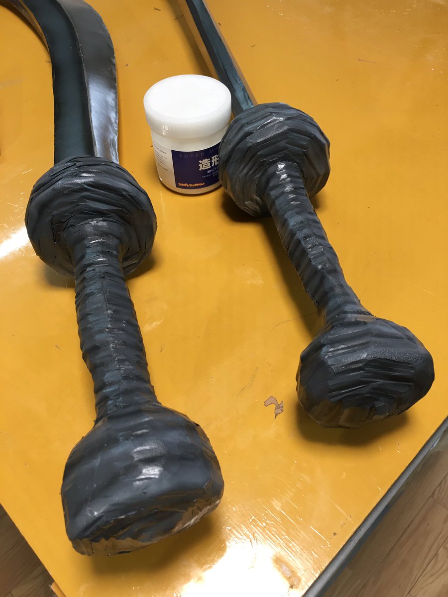 キングダムのバジオウ風の双剣つくりました。材料調達から18時間ほど