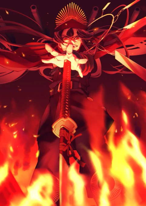 我が前に立つもの
その尽く討ち滅ぼさん
#FGO ノッブ(織田信長) 