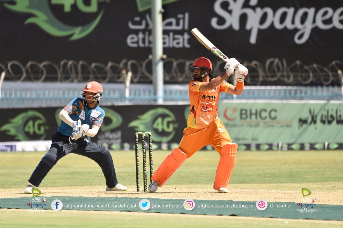 ACBofficials's tweet photo. #Match2 Innings break:
ACTU Speenghar Tigers: 150/6 (20)
Target: 151
🏏Zubaid Akbari 51 (37)
🏏Nasir Khan 38 (34)
Naveed Ahmadzai Amo Sharks:
-Abdul Wasi 30/2 (4)
-Nasratullah 15/1 (3)
#Etisalat4GSCL2020 #DaAtalanoLeague #ASvST https://t.co/9C2D6F1sW0