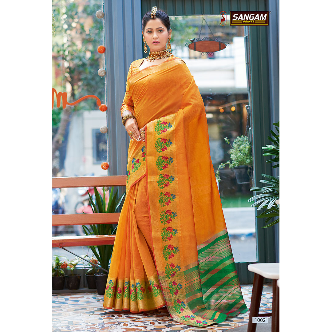 TextileNow's tweet photo. "Odisha Handloom-2” is made on comfortable and easy wearing khadi silk, which paired with appealing brocade blouse.
#textilenow #silksaree #sareestyle #silksareeonline #silkobsession #southcotton #pattusarees #weavesofindia #indianelegance #traditionalwear #sixyardsofelegance https://t.co/1FjdE4q4U9
