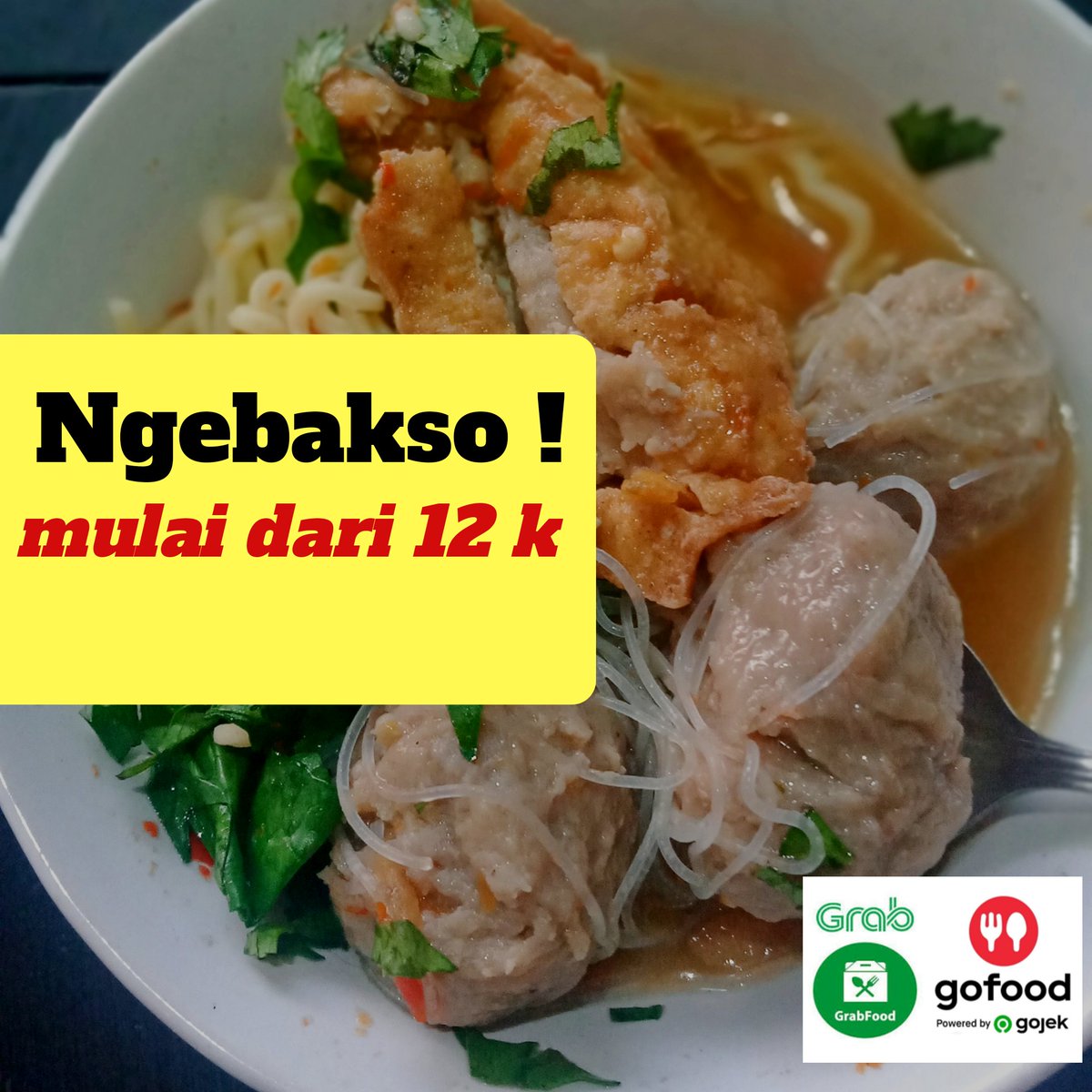BGerobak's tweet photo. Ngebaksosepanjang hari tanpa takut nguras kantong ..
#BeliPunyaTeman 
#Ngebaksotiaphari 
#NgebaksoMurah https://t.co/lFaP0kTbFZ