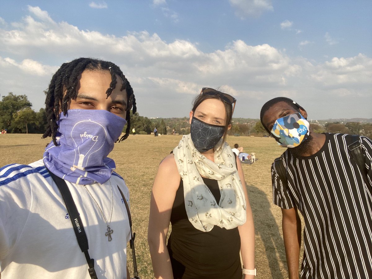 RoseAllenJhb's tweet photo. ⁦@omg_freddie_⁩ ⁦@leolincoetzee⁩ ⁦@DVTSoftware⁩ met up with these two beautiful people for a Sunday walk #DVTDoGood https://t.co/RlqXrus7P9
