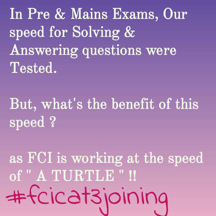 ASHU7677's tweet photo. #speakup4fcijoining
#fci_justiceforewsobc
#FciWestZoneRetyping
@PMOIndia 
@irvpaswan 
@FCI_India .
We want joining https://t.co/wK7ghOJKxz