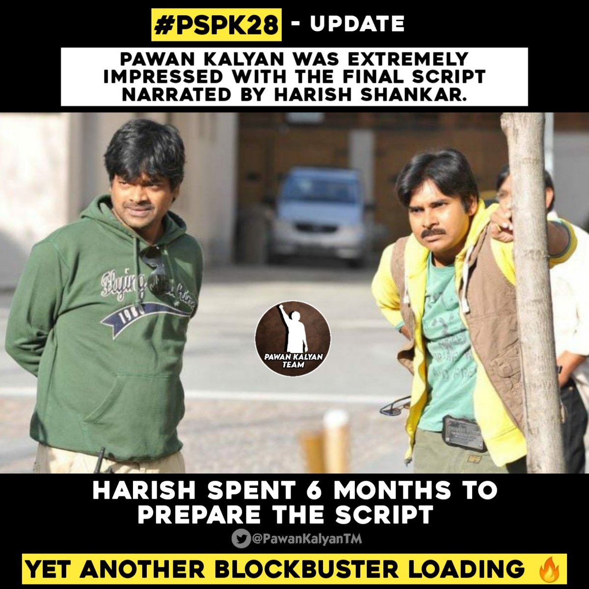 PawanKalyanTM's tweet photo. #PSPK28 - Update 💥

@MythriOfficial | @harish2you
#VakeelSaab | @PawanKalyan https://t.co/cDk6279Ang