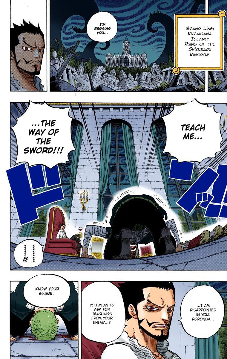 Zoro Learning Haki from the WSS all to Become Stronger