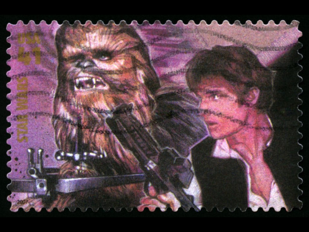 SpacePals94's tweet photo. #SpacePals94 
Han and Chewie postage stamp https://t.co/iJbwnWNqTk