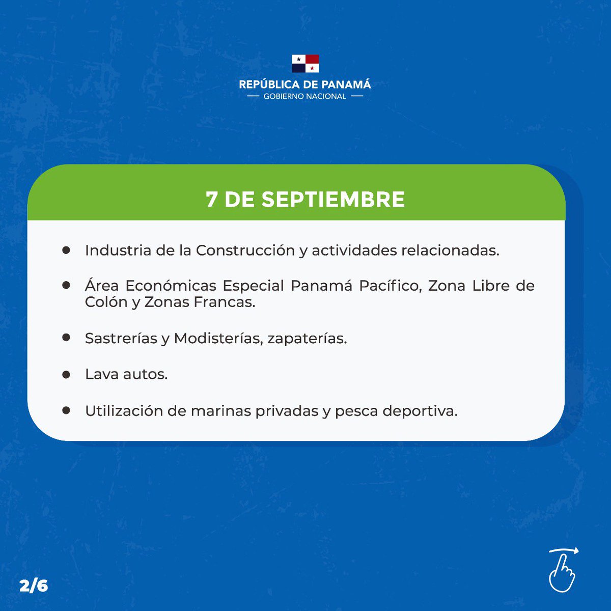 MinSegPma's tweet photo. Hoy inicia la reapertura de algunas actividades económicas. No podemos bajar la guardia, recuerda que tu eres el primer anillo de seguridad. #UnidosVenceremos @MINSAPma https://t.co/keHupxkINm