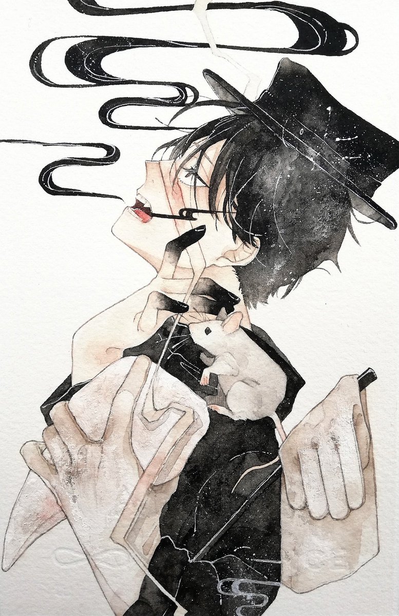 この過去絵の手がイイネ ネズミはもっとイイネ ちょっと雰囲気の違う絵 Foolのイラスト