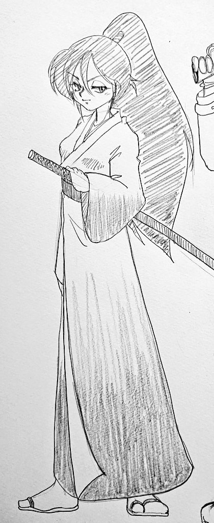 今日の夜のお絵描き
サムライの惑星編の
ヨーコちゃん♪ 