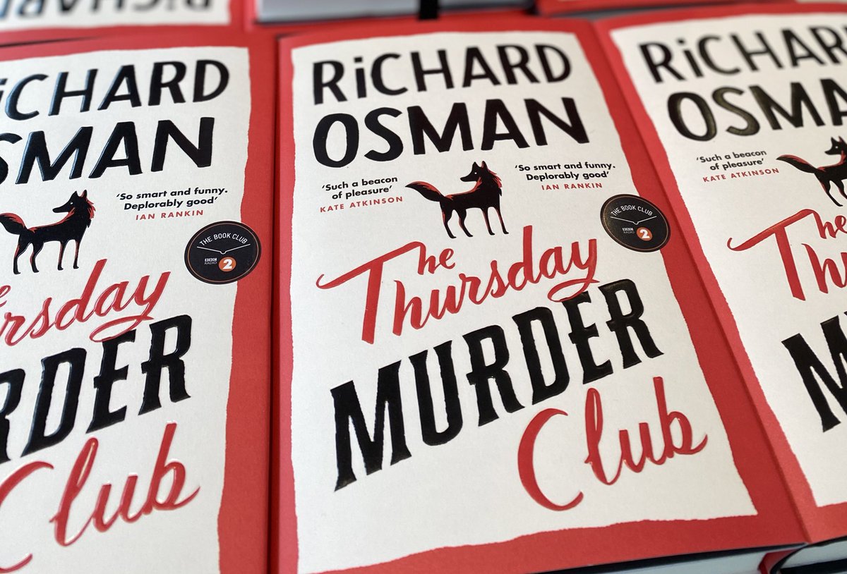 GIVEAWAY! A copy of the new bestselling Thursday Murder Club could be yours by <a href="/richardosman/">Richard Osman</a> 
✨ Enter with a Follow and RT ✨
📚 entries close on Friday at 6pm when a winner will be chosen at random 📚