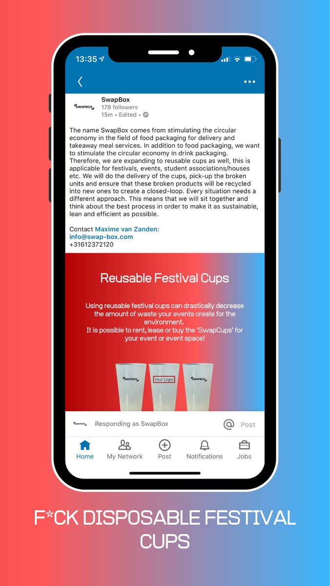 SwapBox_'s tweet image. We also provide #reusable #festival #cups! Does your organization want to cut down on its waste? Contact @LastMaurits or send an email to info@swap-box.com! #CircularEconomy #ReusableCups #SwapBox #Sustainability #LinkedIn