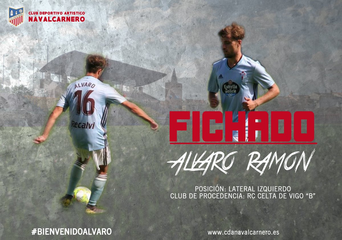 CDANavalcarnero's tweet photo. 📝 FICHAJE | El lateral izquierdo Álvaro Ramón llega al "Naval" cedido desde el @RCCelta "B" 

#BienvenidoAlvaro #HemosVuelto https://t.co/sD16SJrD52