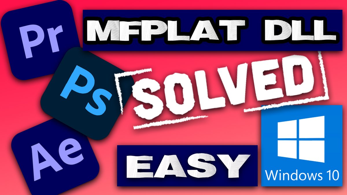 MxdoutPC's tweet photo. So if like me you have had a flippin' nightmare with the new windows update and your adobe packages then this video will help !!
How to fix Mfplat.dll missing on Windows 10 2020 [EASY] https://t.co/Ct5eztyGZx via @YouTube  #newwindowsupdate #helpme #adobe #fixed #YouTube https://t.co/jbMiszYxGY