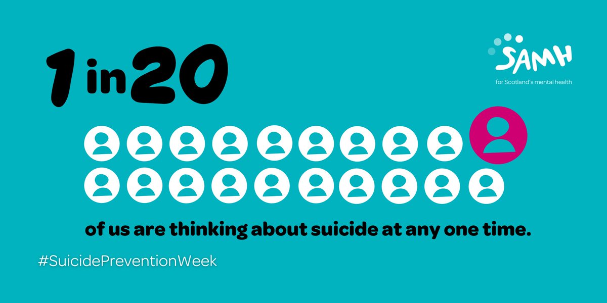 FoundationScot's tweet photo. Shout out during #SuicidePreventionWeek to some of the organisations we’ve supported in Scotland working hard to prevent suicide and support those effected by it
@SAMHtweets 
@FFAMS_UK 
@CruseScotland 
@samaritans https://t.co/s3hhT0g6NQ
