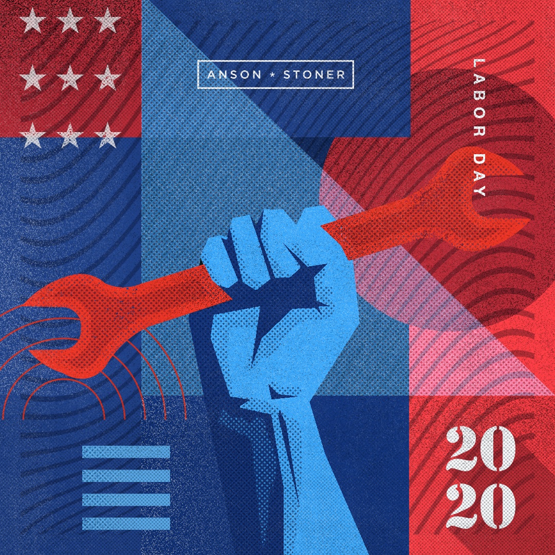 AnsonStoner's tweet photo. We hope everyone has a safe and enjoyable Labor Day. Our offices are closed today, in observance of the holiday. #laborday #officeclosed #staysafe #graphicdesign #visualidentity #typography #branding #identity #advertising #agency #agencylife #adagency #creativeagency #winterpark https://t.co/OOoRpMtu3S