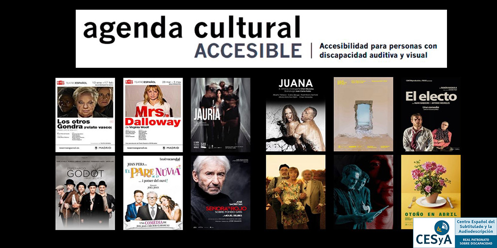 🆕Teatro para todos🎭

Ya puedes entrar en la web de la Agenda Cultural Accesible y consultar las sesiones de #Teatro de la nueva temporada con servicios de #accesibilidad . Más de 15 obras disponibles.

👉bit.ly/35dpgfy👈

<a href="/teatroaccesible/">Teatro Accesible</a> #cultura #ocioresponsable