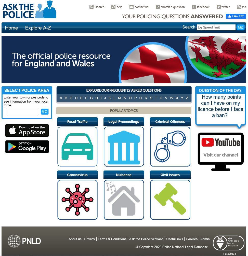 AskThePolice's tweet photo. 🖥️| We have updated the Popular Topics on our homepage to reflect the most viewed categories in August!
#RoadTraffic #LegalProceedings #CriminalOffences #Coronavirus #Nuisance #CivilIssues
🔗 Find out more information on our website: https://t.co/5kh5A2S1y0 https://t.co/puFhvk3Wat