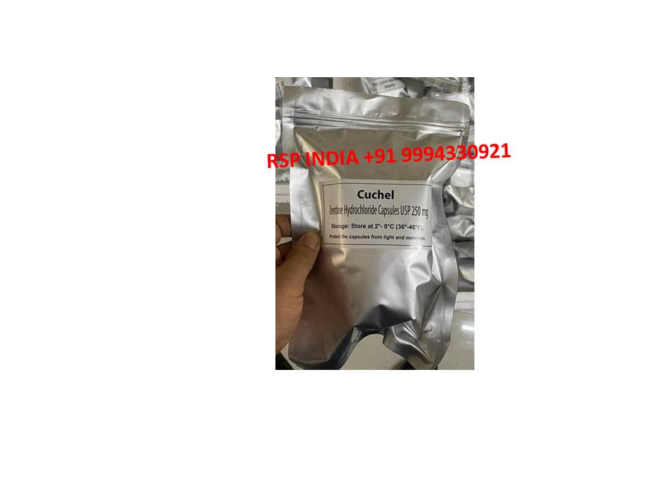 RspPharma's tweet photo. Uses; This medication is used to treat a certain inherited disorder (Wilson's disease). #Pharmaceuticaldistributor #CUCHEL 250MG CAPSULES https://t.co/OKg2s6lKCQ