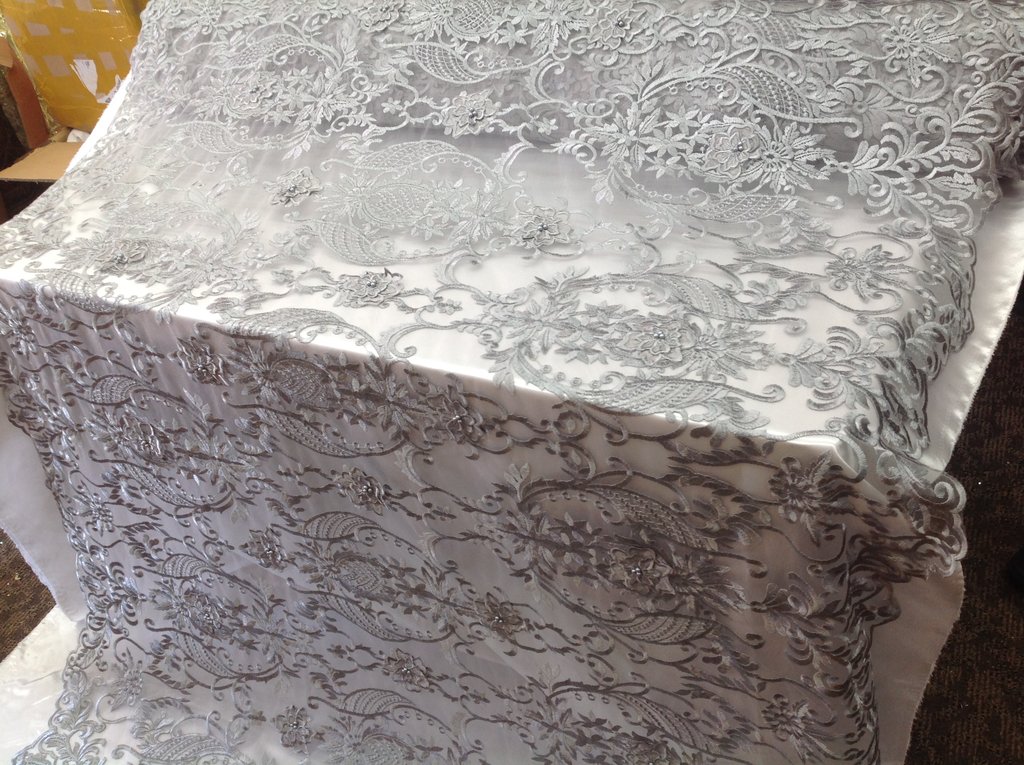 Check out this product 😍 Silver 3D Flower Fabric Bridal Wedding Dress Embroidery Mesh Lace with... 😍 
by Supreme Acoustics starting at $39.99. 
Show now 👉👉 shortlink.store/ZC1HszYo8