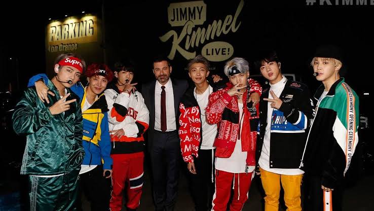 BTS appeared on Jimmy Kimmel Live! While in Los Angeles, the group held a mini-concert for fans, and performances from that show were later aired on Live the following week. They also appeared on The Ellen DeGeneres Show and The Late Late Show with James Corden.