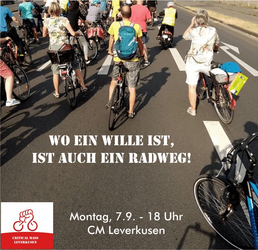 criticalmasslev's tweet photo. Heute Abend geht's wieder los, sechs Uhr am Rathausvorplatz! https://t.co/z1ItZCcYGO
