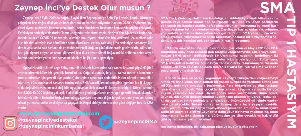 Zeynep İnci’ye Destek Olur musun ?
#zeynepinciyedestekol #zeynepinciyeUMUTOL