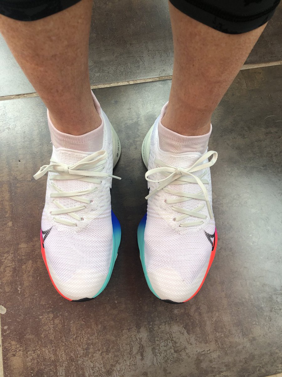 CC1173's tweet photo. Adventure Time! New Runners #nikeairzoomtemponext% First impression,fit is good! Roomier than The Vaporfly,wider with more Toe...glove fit,comes right up to sock level for Lace Lockdown...interesting! Road Test Later 😜🚀🚀 @Nike @UKRunChat #nike #nikeairzoom #bestrunningshoes https://t.co/ncsl6j5cjT