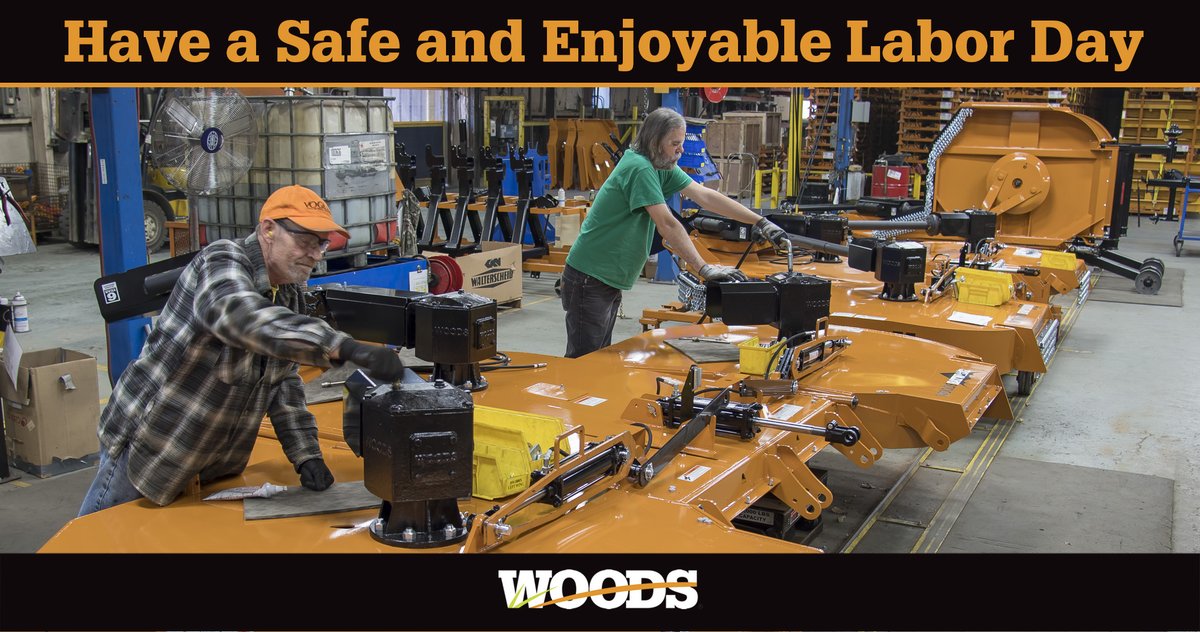 WoodsEquipment's tweet photo. “Without labor nothing prospers.” – Sophocles

#LaborDay
#SuperiorDesignDurabilityStyle https://t.co/DGV9xvOnn5
