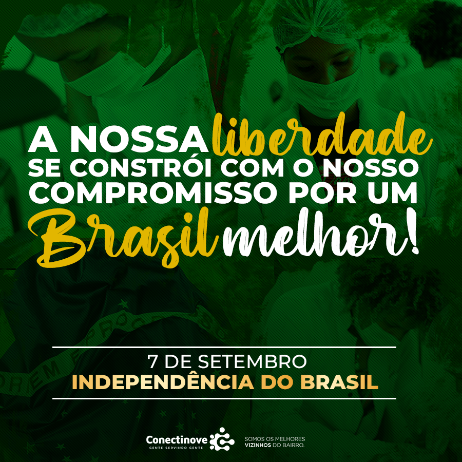 Conectinove's tweet photo. Vamos comemorar esse grande dia honrando e nos comprometendo a dar o nosso melhor para a evolução da nossa pátria amada! 💚💛

Afinal, o compromisso de cada cidadão cria um país independente e forte! 💪😉

Bom feriado, vizinhos e vizinhas de Sucesso! https://t.co/EKCndULD8l
