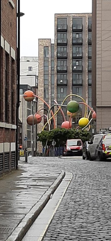 LiverpoolTIC's tweet photo. From far away it looks like we have been invaded #parrstreet #Liverpool https://t.co/FVZpprGcFh