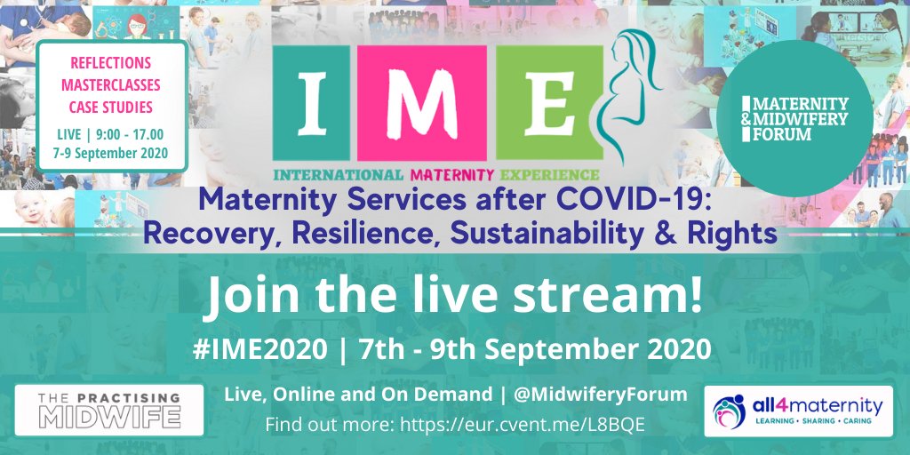 MidwiferyForum's tweet photo. 🤩🤩🤩🤩🤩
The International Maternity Experience is live from today for 3 days!

JOIN LIVE NOW: https://t.co/pZBseuzwYr https://t.co/gX1MvVmG8H