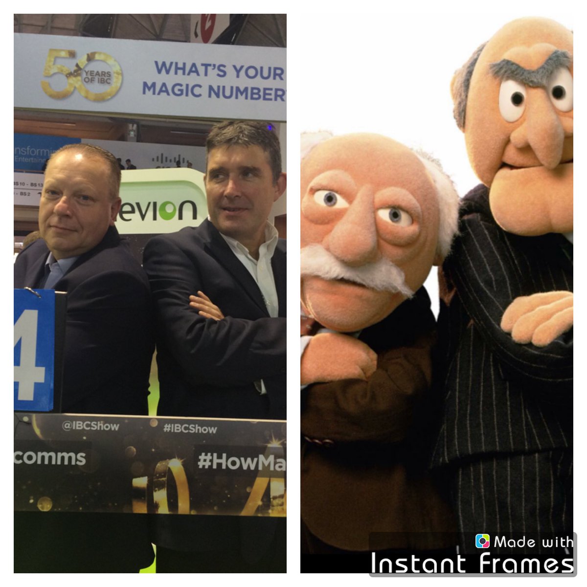 SusieHaldar's tweet photo. Fun memories on the @nevioncorp stand @IBCShow back in 2017 with @NickPywell and Vince Crook @nevioncorp #WeMissIBC - Did you join in the #HowManyIBC campaign with us? Post your picture here! https://t.co/ZA4oyJOpl6