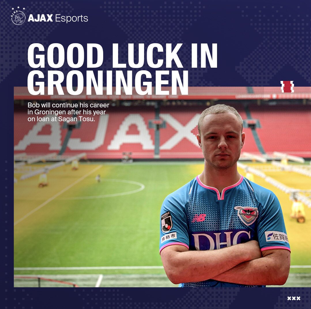 AFCAjax_eSports's tweet photo. It was a pleasure to have you in the team @AjaxBob95. 🙏
See you in the eDivisie next season. 😉
#GoodLuckBob https://t.co/A3NoUBrTCG