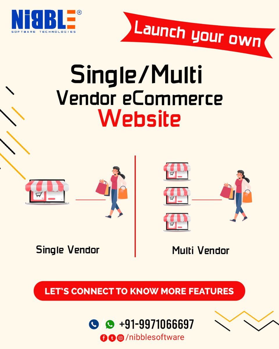 nibblesoftware's tweet photo. Launch your own single or multi vendor ecommerce website with complete shopping feature. Contact us today!
🌐 https://t.co/d4mXYyTaZu
☎️ Call/whatsapp us: +9199710 66697
👉 Ecommerce Website | Single Vendor | Multi Vendor
#EcommerceWebsite #SingleVendor #MultiVendor #development https://t.co/T9Zbs7OcX3