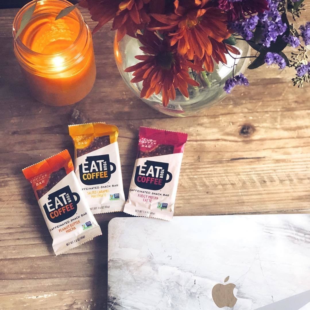 Benefits of working from home: endless snacks and your favorite candle scent. Fuel your work from home needs with our all-natural, caffeinated snacks  ⚡️

eatyour.coffee/pages/friends-…