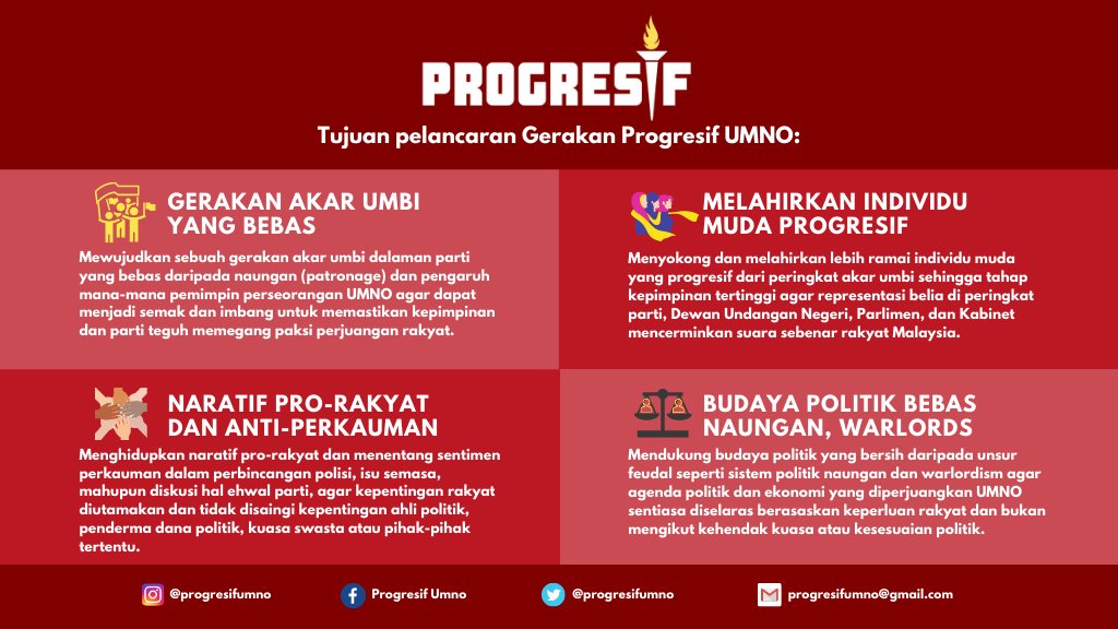 ProgresifUmno's tweet image. Perjuangan membina Malaysia yang progresif harus dizahirkan dari setiap penjuru

Demi rakyat dan tanah air