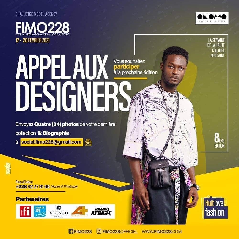 TogoUrban's tweet photo. Vous êtes #Desiners? vous voulez participer à l'un des festivals de mode les plus quotés du #Togo (#Fimo228 Festival international de la Mode au Togo Edition8). Envoyez dès maintenant 04 photos de votre dernière collection en plus de votre biographie à social.fimo228@gmail.com https://t.co/LATk7Isk68