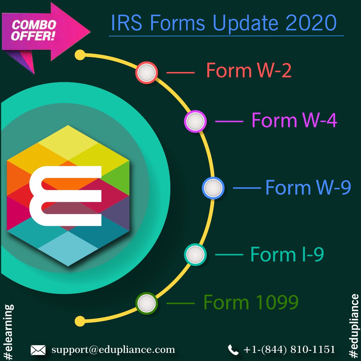 edupliance's tweet photo. Click here https://t.co/ofIPIMpxYH to join our next upcoming #webinar to learn the "New IRS Forms Update 2020 (W-4, 1099, W-9, W-2 & I-9)" by Dayna Reum.
@edupliance
#IRS #IRSForm #IRSForms #IRSUpdates #IRSForm2020 #IRSUpdates2020 #compliance #education #eLearning #edupliance https://t.co/0N3g6oqeiK