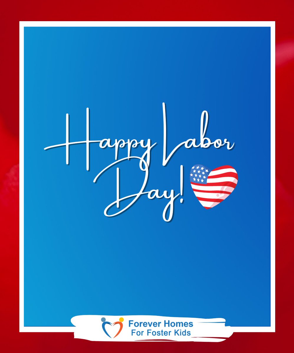 FAMILYFINDINGMX's tweet photo. Happy Labor Day! Enjoy the day. Be safe. Please take a moment to remember the hundreds of thousands of #FosterChildren who will spend this and other holidays away from their families. https://t.co/t1bor9Z0DQ