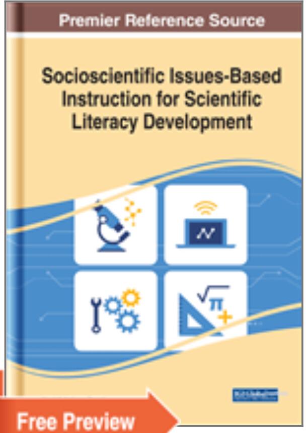 A new book chapter on "Socio-Scientific Issues and Model-Based Learning" igi-global.com/chapter/socio-…