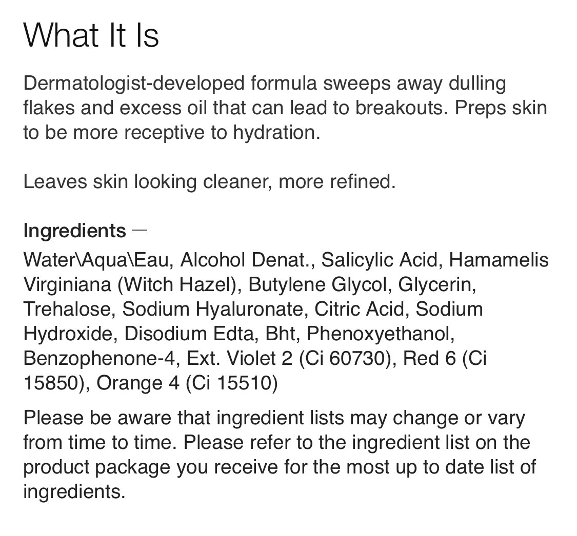 Historically, “toner” meant an astringent, alcohol based liquid that we applied 2x daily after cleansing with soap. I’m looking at you, Clinique clarifying lotion It was designed to curb excess oil and it did, but it also stripped the skin of key moisture molecules.