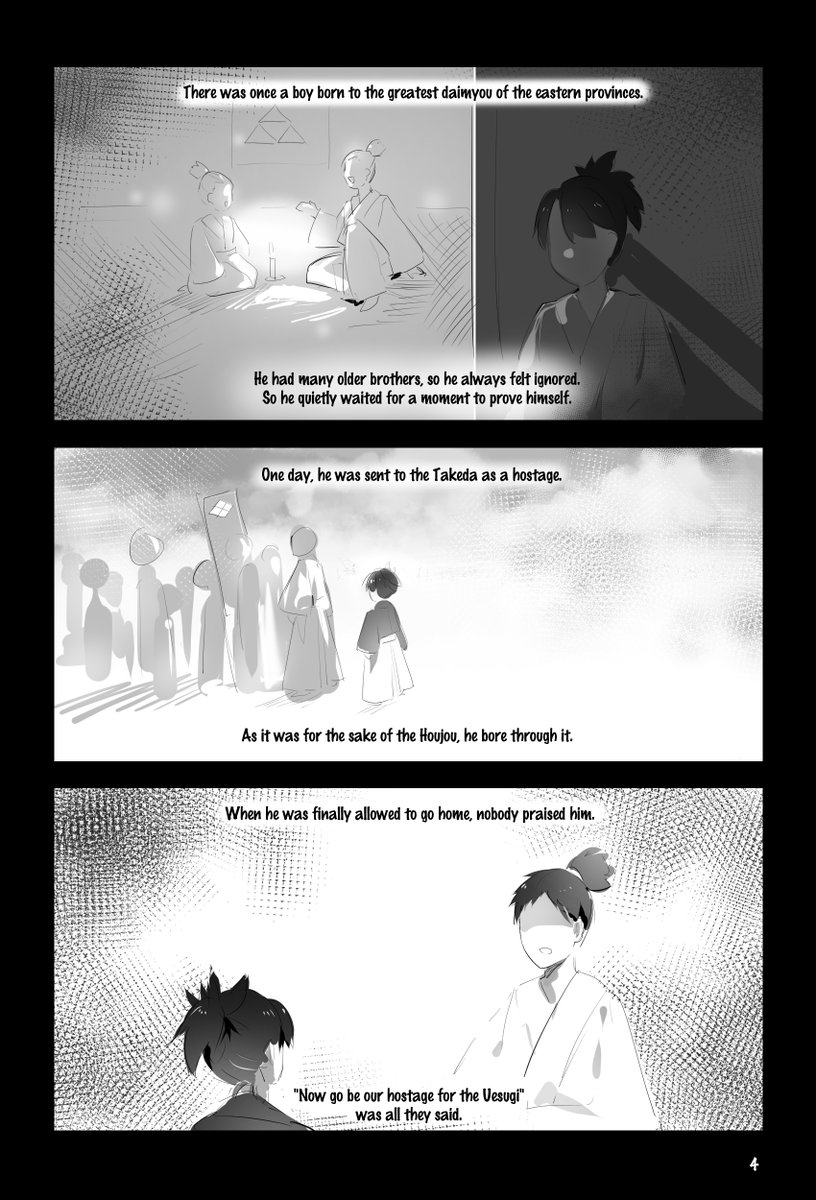 Never got the chance to post this before but since it's related, here's a bit of a history comic ft. Kagetora (+ Nobu cameo) slightly inspired by Tenchijin.

Full comic (12 pages) in Imgur link since I don't want to spam the TL-- https://t.co/V4CiKnY3Ib 